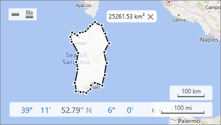 Map Area Ruler