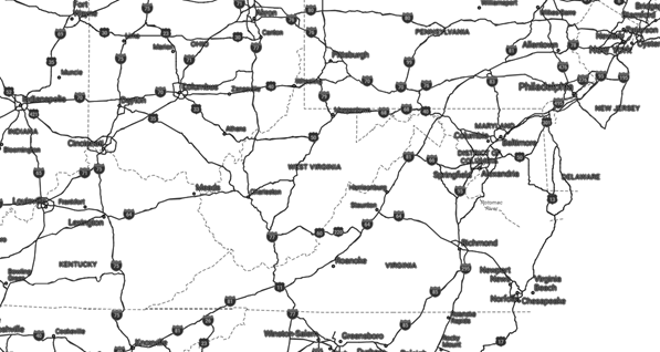 MapControl for WPF - Azure tileset BaseHybridDarkgrey