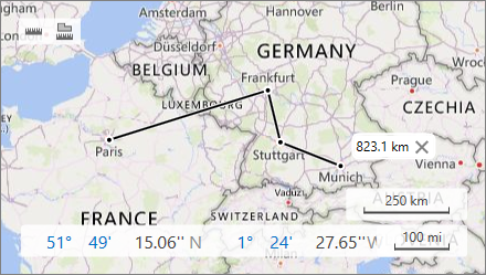 Map Distance Ruler