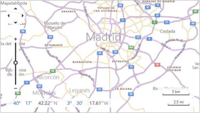 Bing Maps Foreground layer