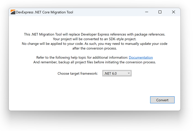 .NET Core Project Converter