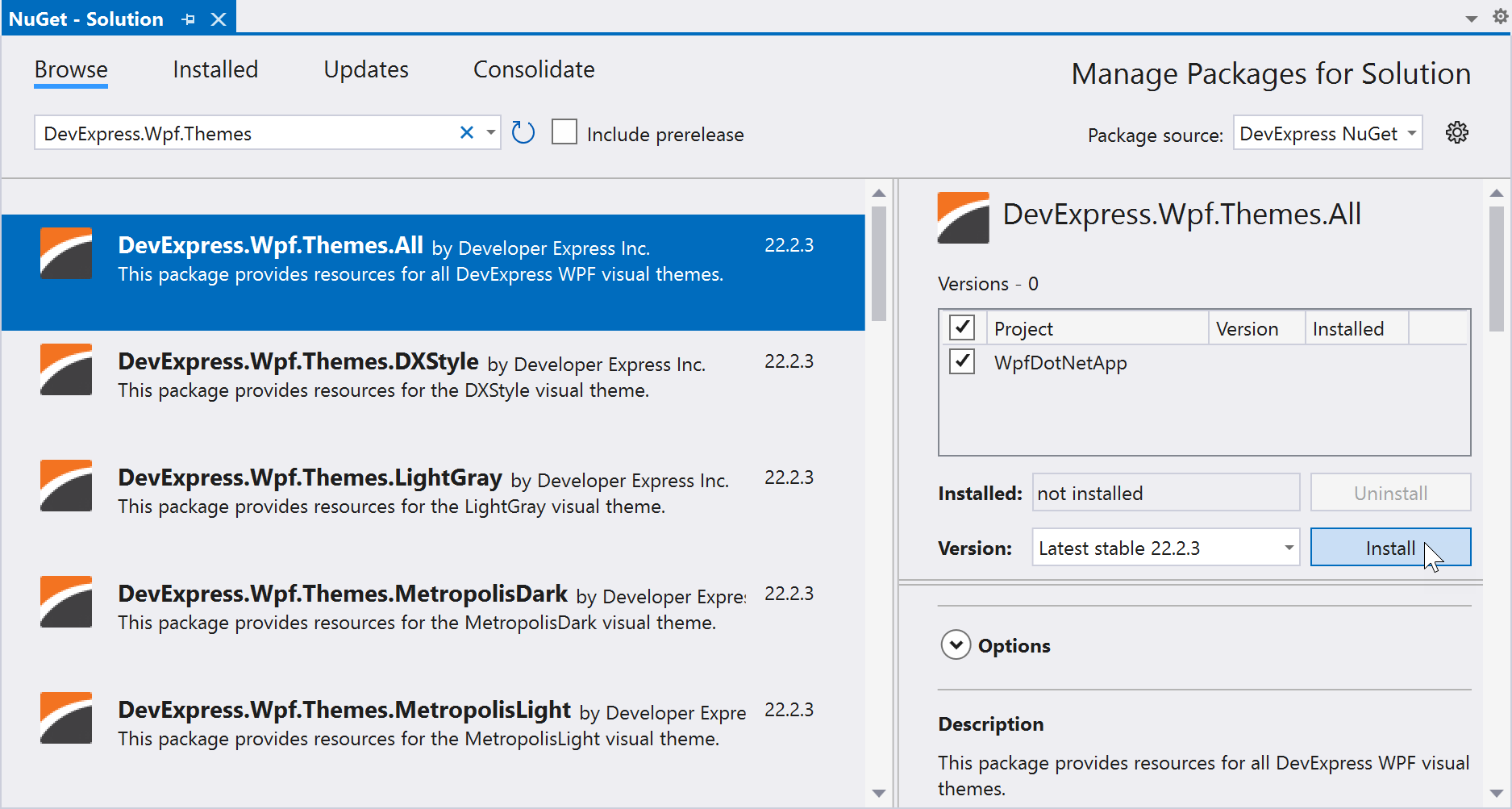 Getting Started | WPF Controls | DevExpress Documentation