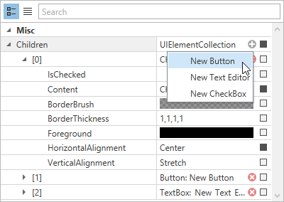 Property Grid - Collection Editing