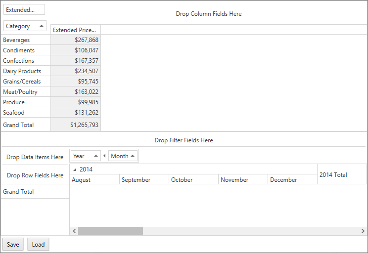 Manage layout example