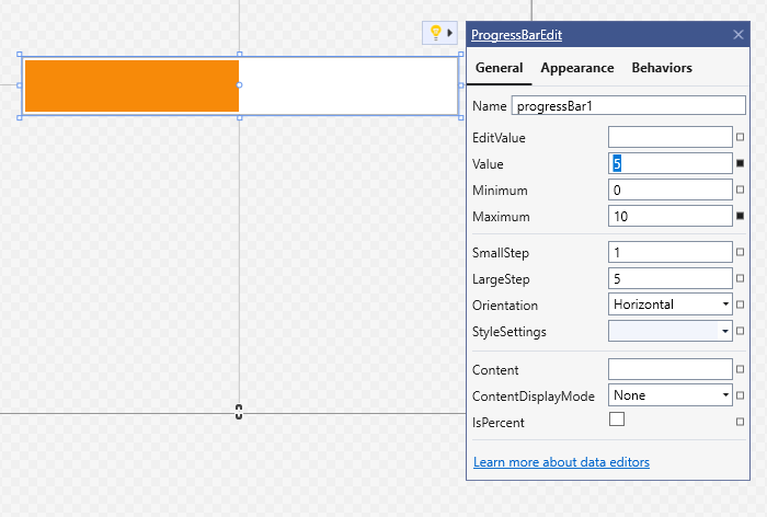 ProgressBarEdit SmartTag