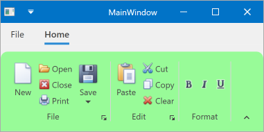 RibbonPageGroup - Standard Properties