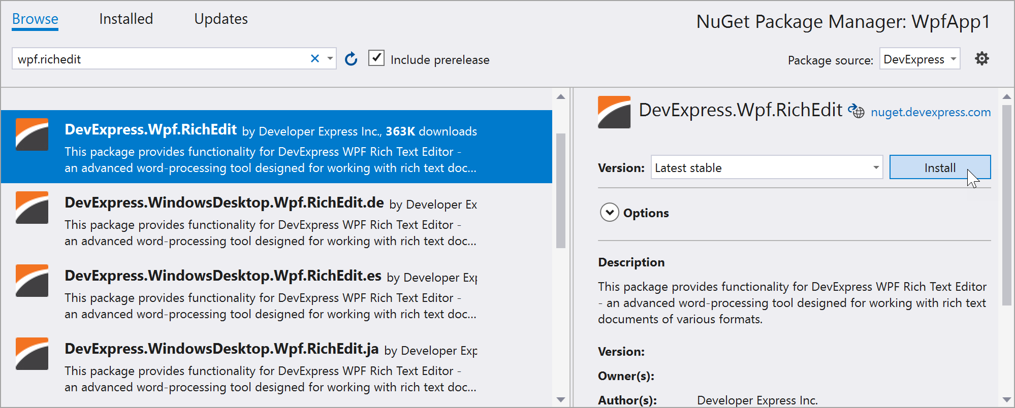 Create A Simple Rich Text Editor | WPF Controls | DevExpress Documentation