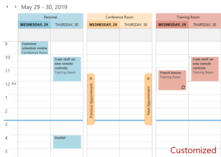 Scheduler Color Scheme 2