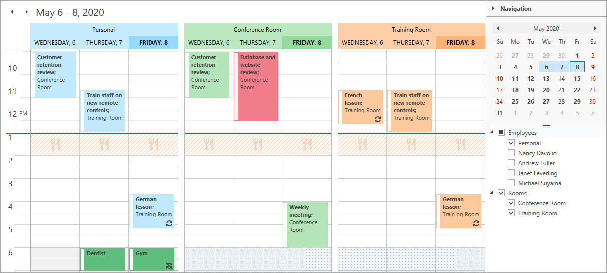 Scheduler WPF Controls DevExpress Documentation