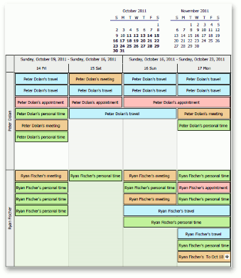 SchedulerReport_TimelineStyle2Columns