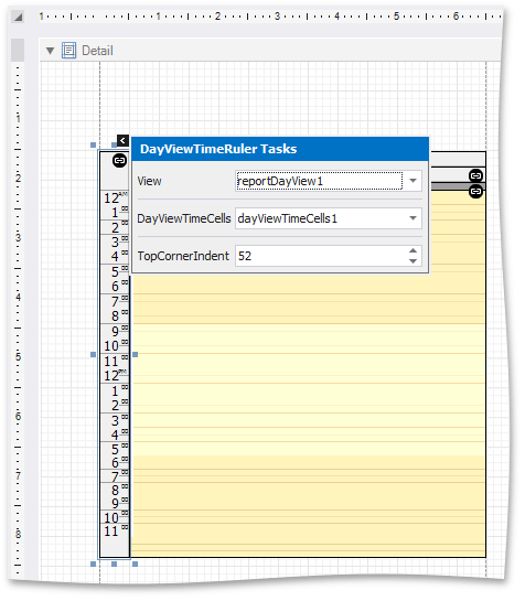 SchedulerReporting - TimeRuler Alignment