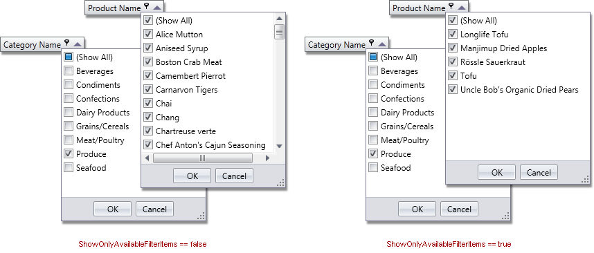 ShowOnlyAvailableFilterItems