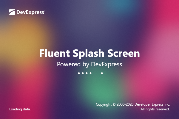 Fluent Splash Screen