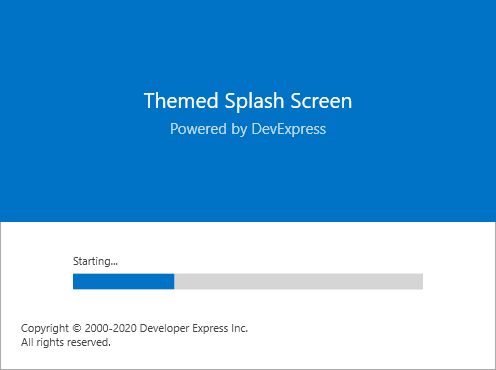 Themed Splash Screen