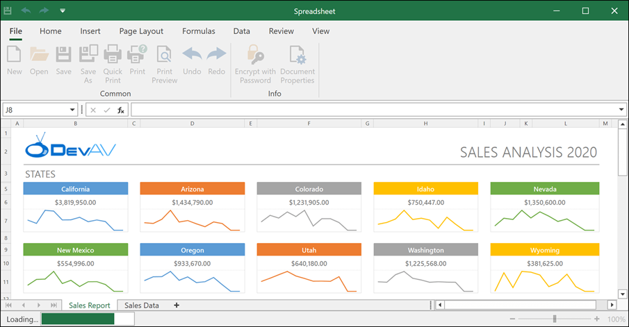 Spreadsheet Progress Bar