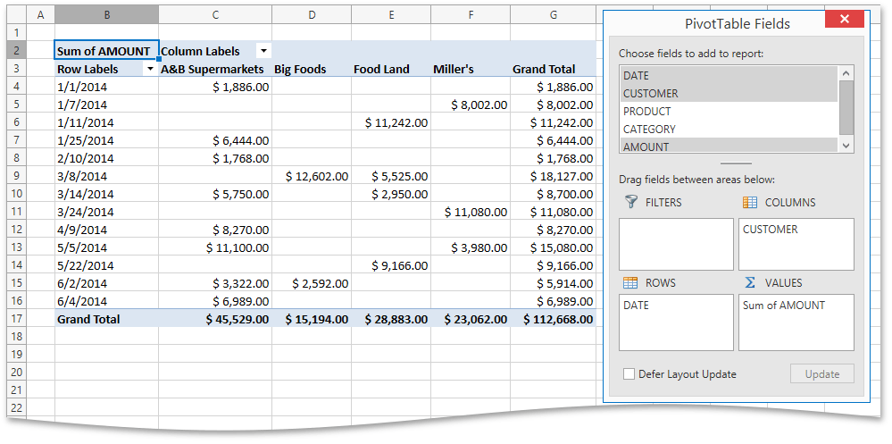 Pivot table. Add all fields Делфи. PIVOTTABLE год-месяц-число. Table add Table. Activesheet.PIVOTTABLES(