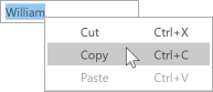 TextEdit Context Menu