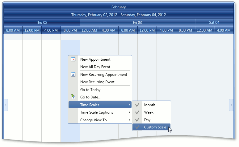 TimelineView_CustomizeTimeScales