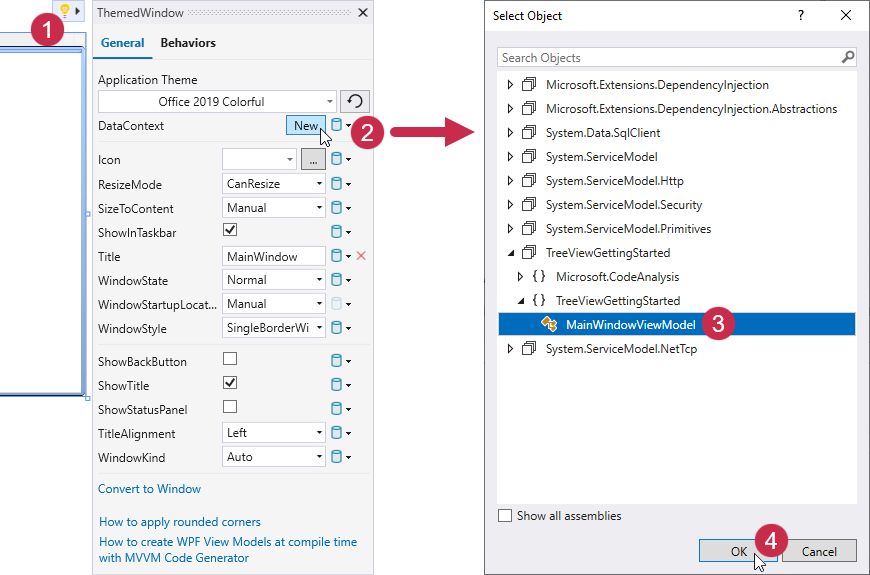 WPF TreeView - DataContext