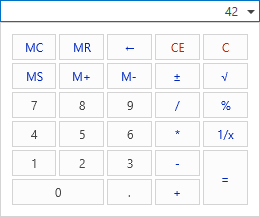 Visual Elements PopupCalc