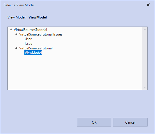 WPF GridControl ViewModel