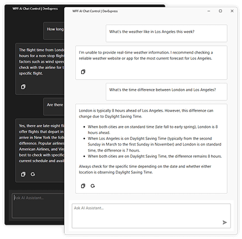 DevExpress WPF AI Chat Control v25.1