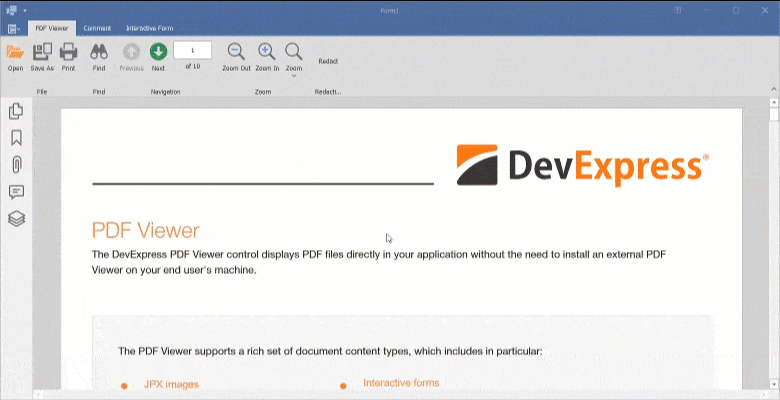 DevExpress WinForms PDF Viewer - Redaction API