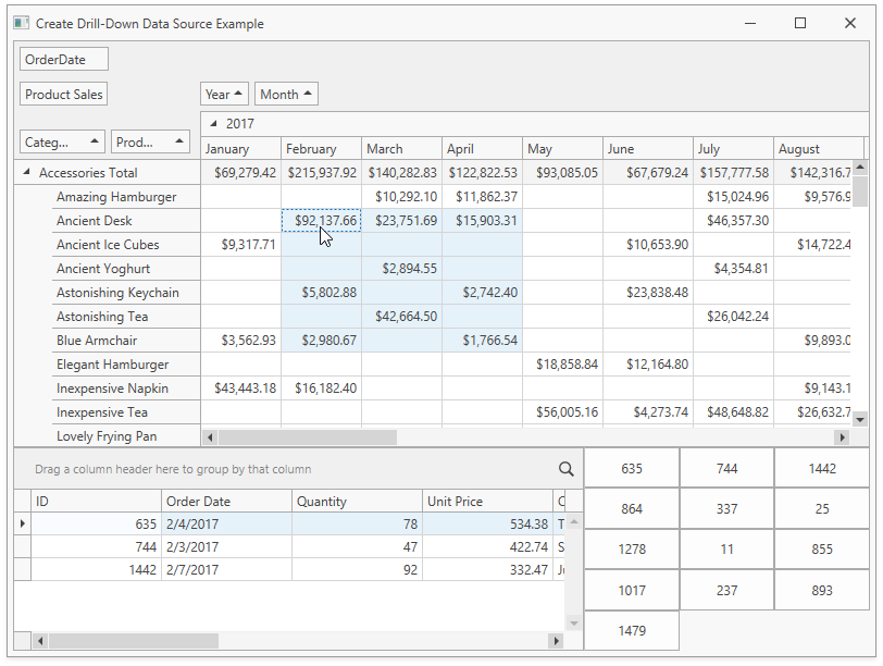 pivotgrid devexpress