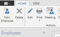 WPF - Ribbon - Landing