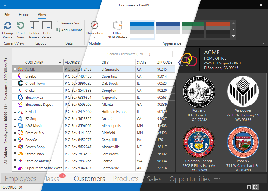 Themes Wpf Controls Devexpress Documentation