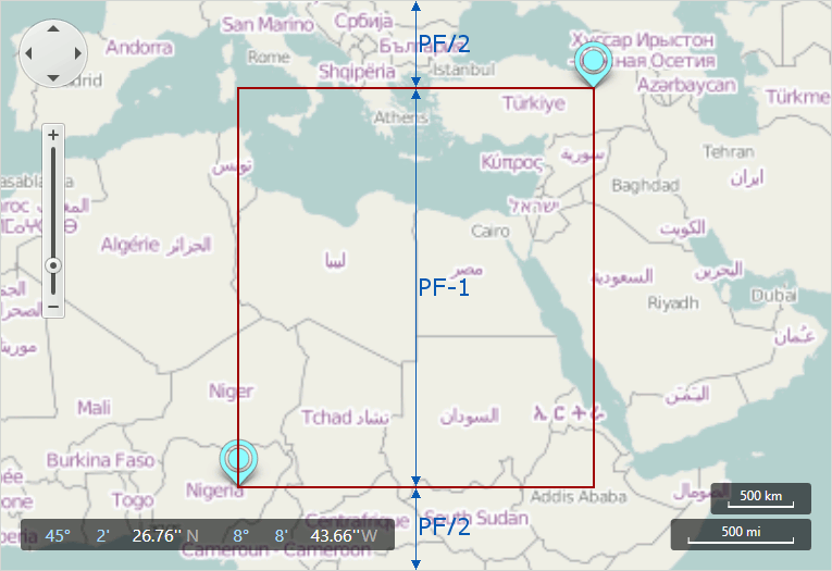 WpfMapControl_ZoomToRegion_VerticalFitting