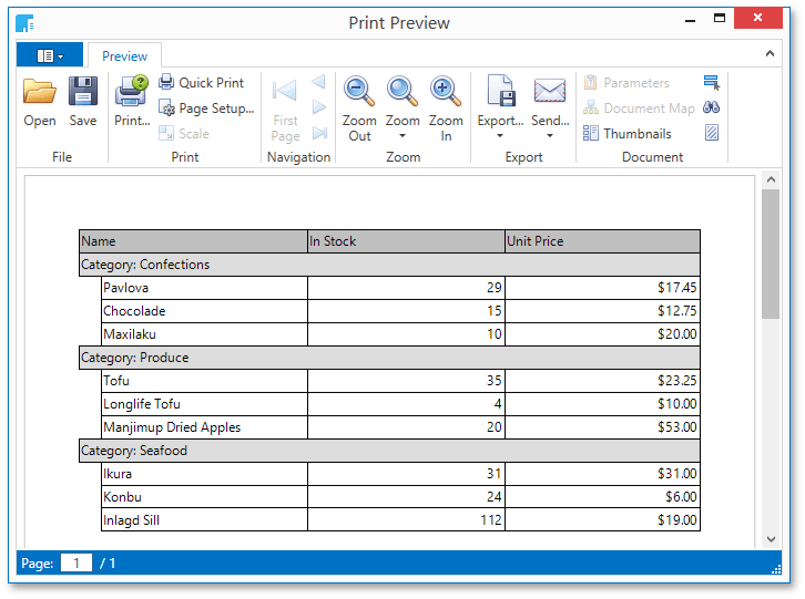 Using PrintableControlLink