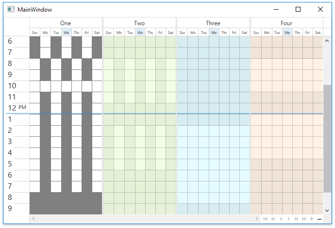 WPFScheduler_CustomWorkTime