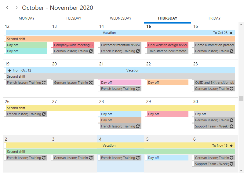 WPFScheduler_MonthView