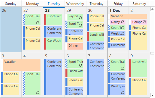 WPFScheduler_MonthView_StretchApts_True