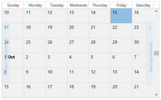 WPFScheduler_MonthView_WeekCount6