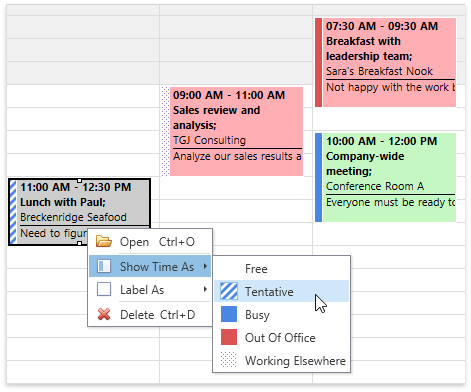 WPFScheduler_Status_ShowTimeAs