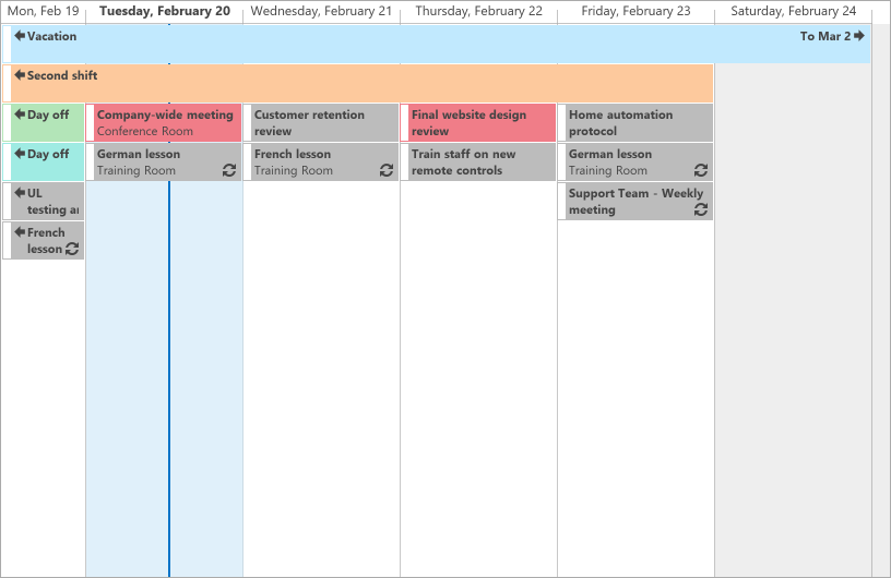 WPFScheduler_TimelineView_StretchApts_False