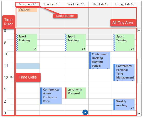 WPFScheduler_WorkWeekView