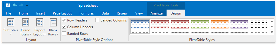 WPFSpreadsheetPivotTable_DesignTab