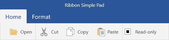 Ribbon-example