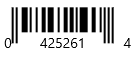 BarCode - UPCE0 Symbology