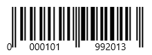 BarCode - EAN13 Symbology