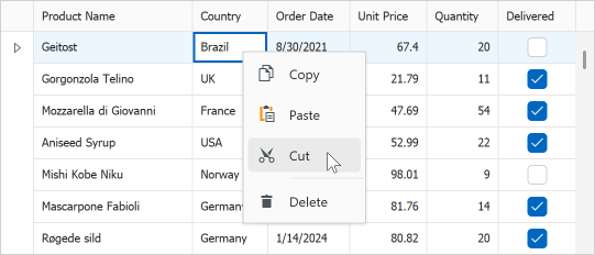 WinForms - Display Custom Context Menus