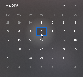 calendarcontrol