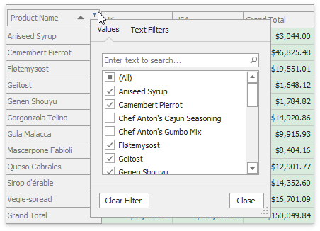 EndUserCapabilities_Filtering