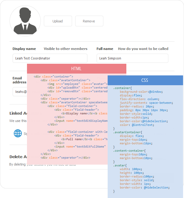 HTML and CSS-based Desktop UI | WinForms Controls | DevExpress Documentation