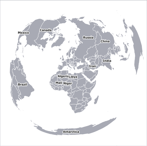 LambertAzimuthalEqualAreaProjection