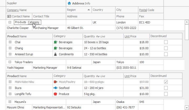 devexpress xamarin save new row