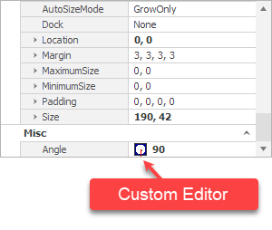 Editor supports the representation of an object's value